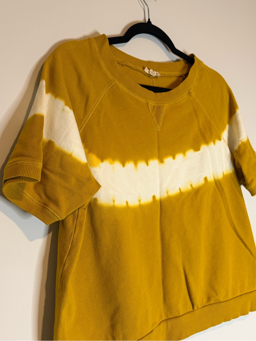 Hem & Thread Women's Mustard Tie-Dye Jogger Pants Set - Picture 3 of 9